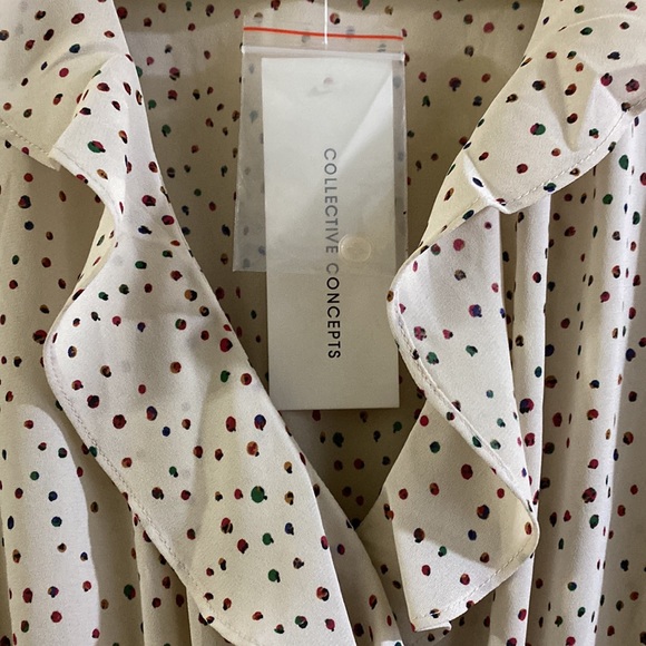 NWT Collecive Concepts Ruffle Dress Size S - Picture 3 of 13